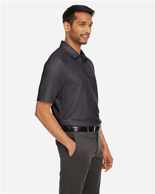 Men's Tall Fusion ChromaSoft™ Pique Polo – On Model – Side