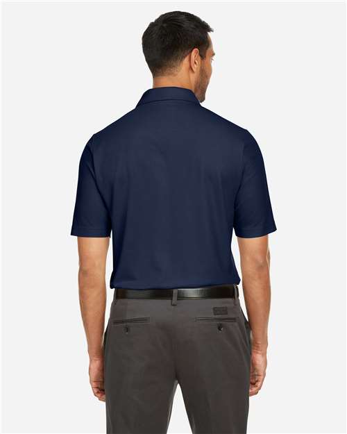 Men's Tall Fusion ChromaSoft™ Pique Polo – On Model – Back