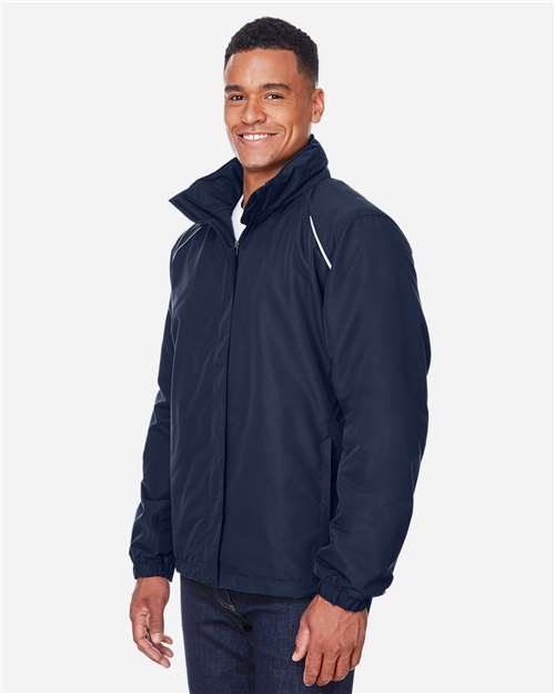 Men's Tall Profile Fleece-Lined All-Season Jacket – On Model – Side