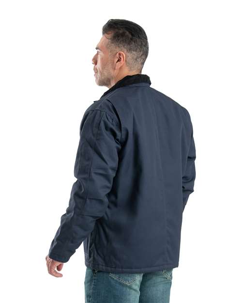 Men's Heritage Twill Chore Jacket – On Model – Back