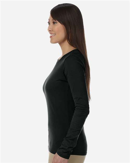 Women's Classic Long Sleeve T-Shirt – On Model – Side