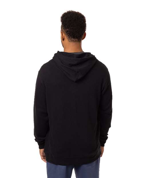 Unisex Hemp Hero Full-Zip Hooded Sweatshirt – On Model – Back