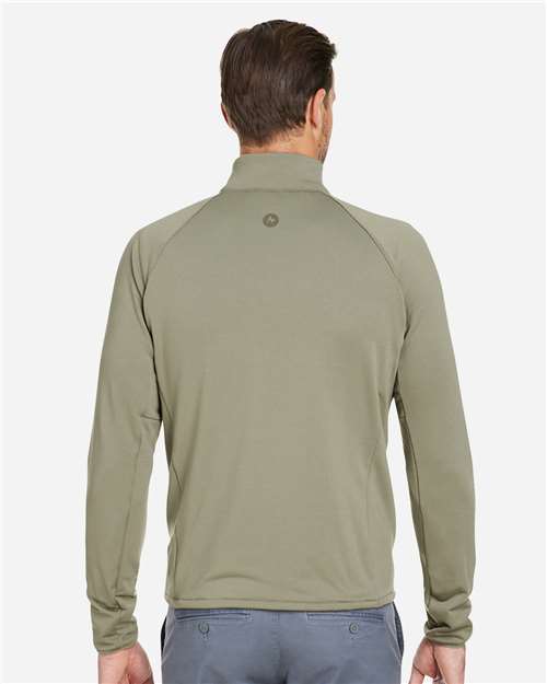 Men's Leconte Half-Zip Pullover – On Model – Back