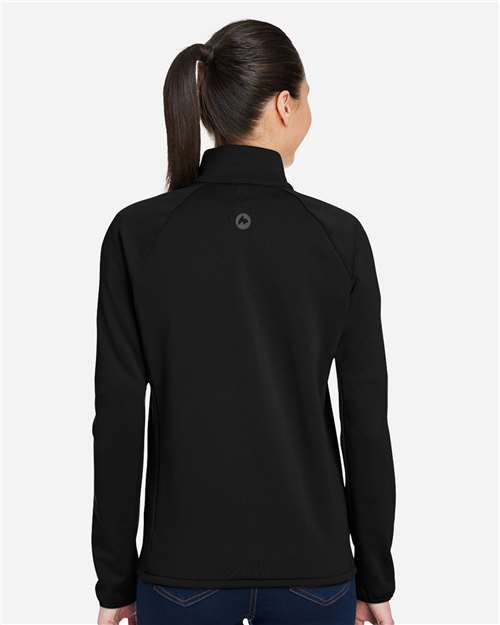 Women's Leconte Half-Zip Pullover – On Model – Back