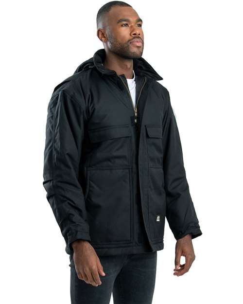Men's Tall Icecap Insulated Chore Coat – On Model – Side