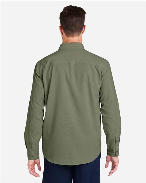 Men's Tide Point Pocket Fishing Shirt – On Model – Back
