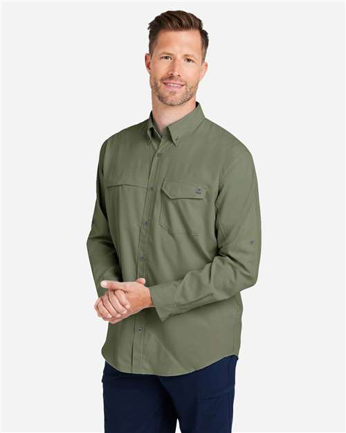 Men's Tide Point Pocket Fishing Shirt – On Model – Side