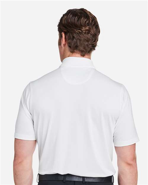 Men's USA Made Tournament Solid Tech Polo – On Model – Back