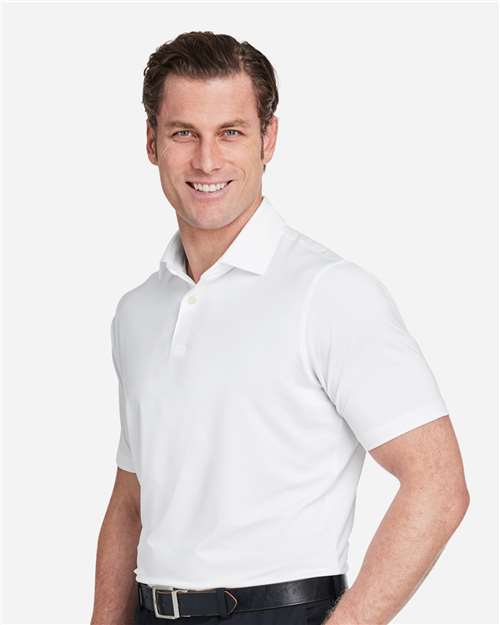 Men's USA Made Tournament Solid Tech Polo – On Model – Side
