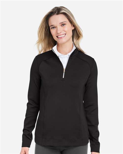Women's Wells Tech Quarter-Zip Pullover – On Model