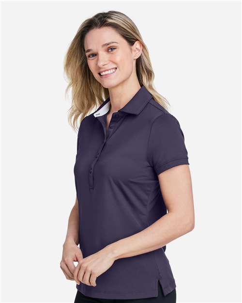 Women's Claire Tech Polo – On Model – Side