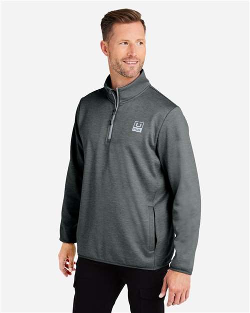 Men's Coldfront+ Quarter-Zip Pullover – On Model – Side