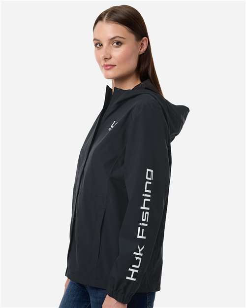 Women's Storm Rain Jacket – On Model – Side
