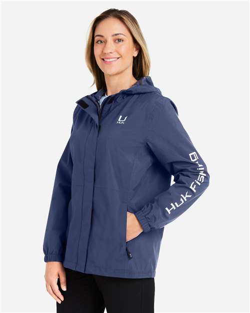 Women's Storm Rain Jacket – On Model – Side