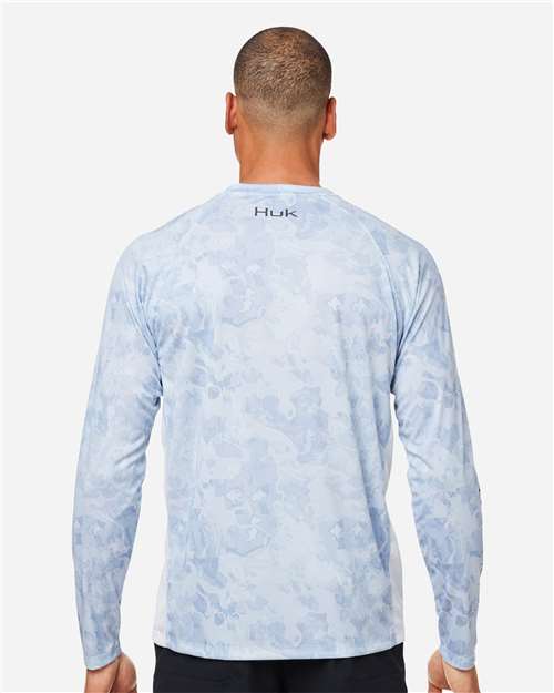 Unisex LoPro Camo Long Sleeve T-Shirt – On Model – Back