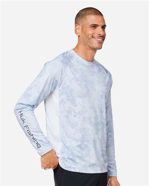 Unisex LoPro Camo Long Sleeve T-Shirt – On Model – Side