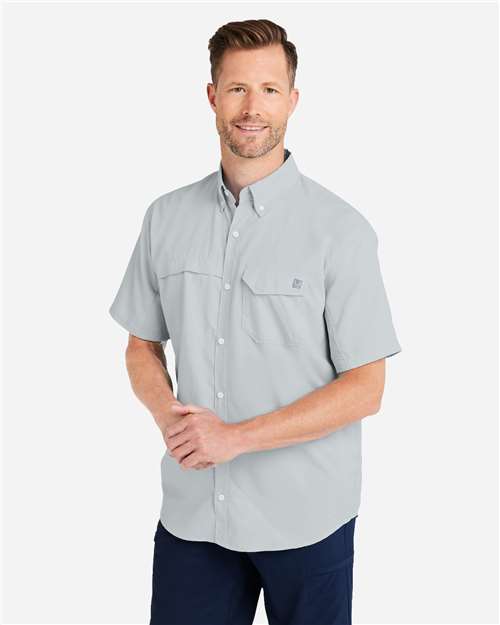 Men's Tide Point Short Sleeve Shirt – On Model – Side