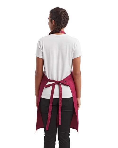 Recycled Pocket Bib Apron – On Model – Back
