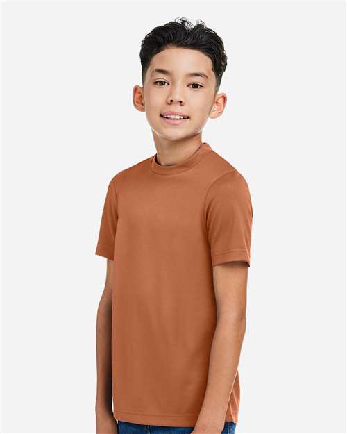 Youth Zone Performance Mesh T-Shirt – On Model – Side