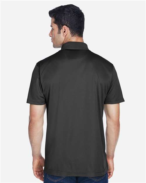 Men's Polyester Jersey Polo – On Model – Back