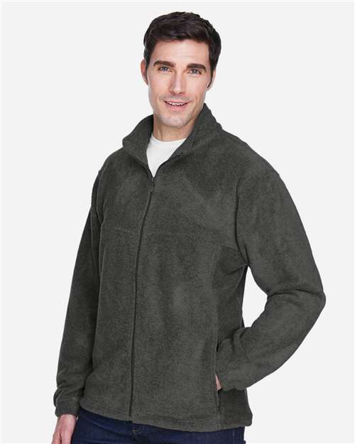 Men's Full-Zip Fleece – On Model – Side
