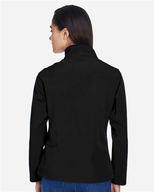 Women's Leader Soft Shell Jacket – On Model – Back
