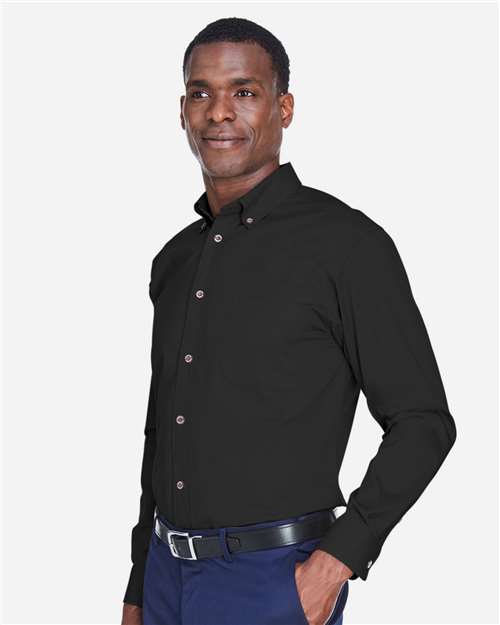 Men's Easy Blend™ Twill Shirt – On Model – Side