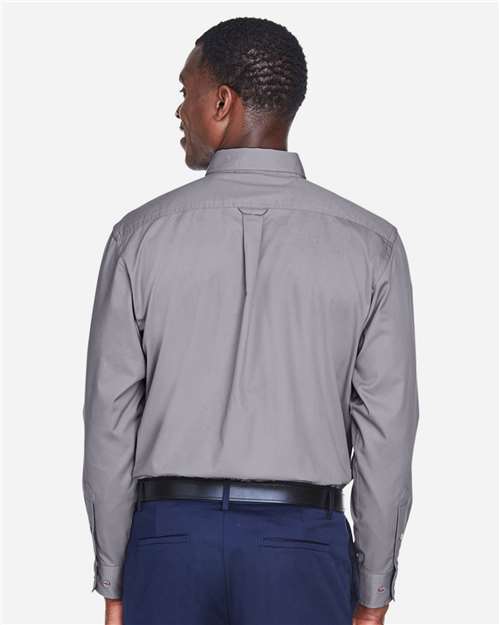 Men's Easy Blend™ Twill Shirt – On Model – Back