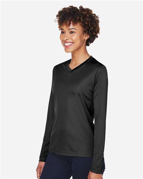 Women's Zone Performance Long Sleeve T-Shirt – On Model – Side