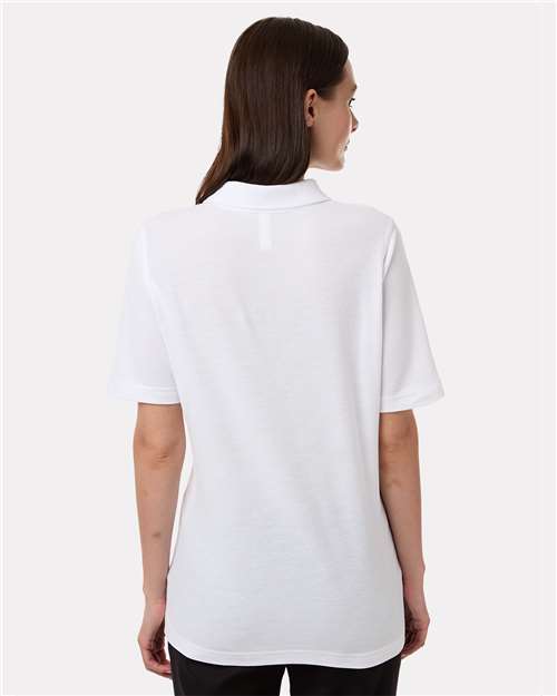 Women's Maverick CVC Pique Polo – On Model – Back
