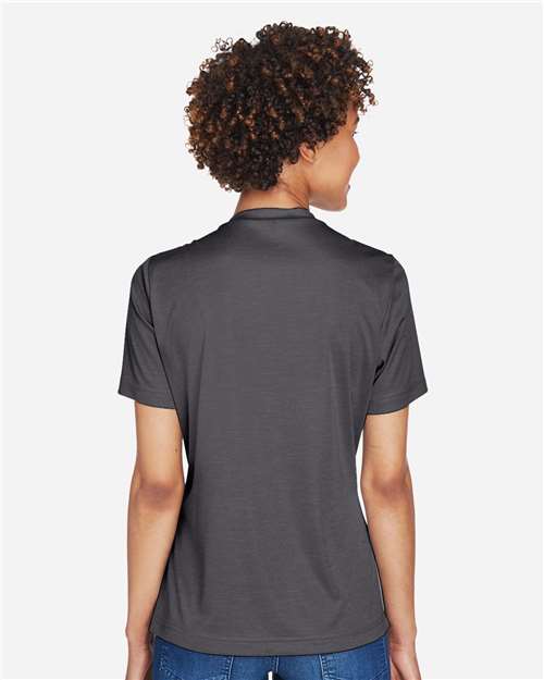 Women's Sonic Heather Performance T-Shirt – On Model – Back