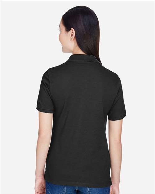 Women's Easy Blend Polo – On Model – Back