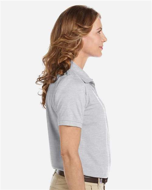 Women's Easy Blend Polo – On Model – Side