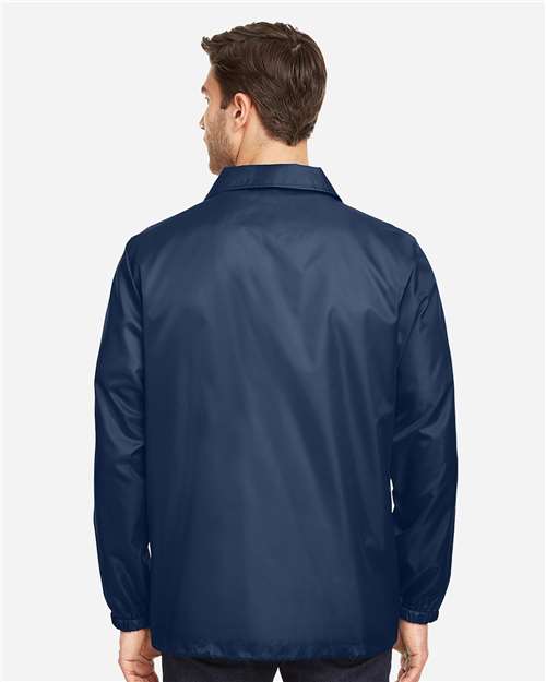Unisex Zone Protect Coaches Jacket – On Model – Back