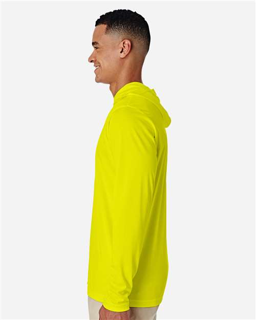 Men's Zone Performance Hooded T-Shirt – On Model – Side