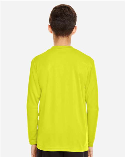 Youth Zone Performance Long Sleeve T-Shirt – On Model – Back
