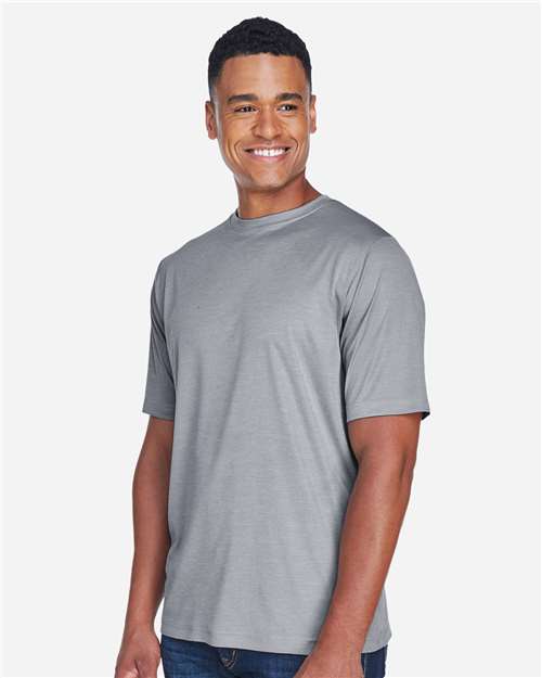 Men's Sonic Heather Performance T-Shirt – On Model – Side
