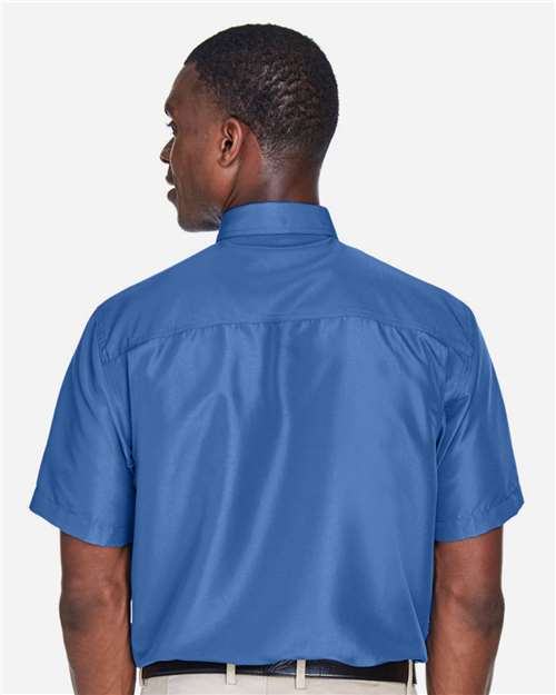 Men's Key West Short Sleeve Performance Staff Shirt – On Model – Back