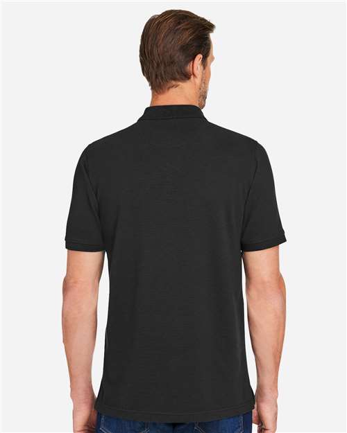 Men's Valiant Cotton Snag Protect Polo – On Model – Back