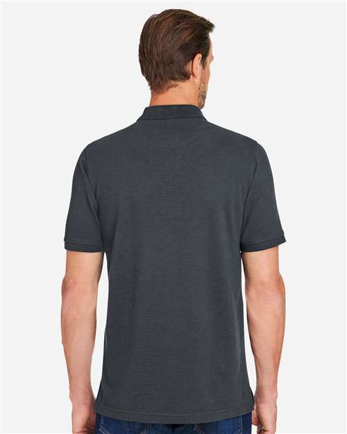 Men's Valiant Cotton Snag Protect Polo – On Model – Back