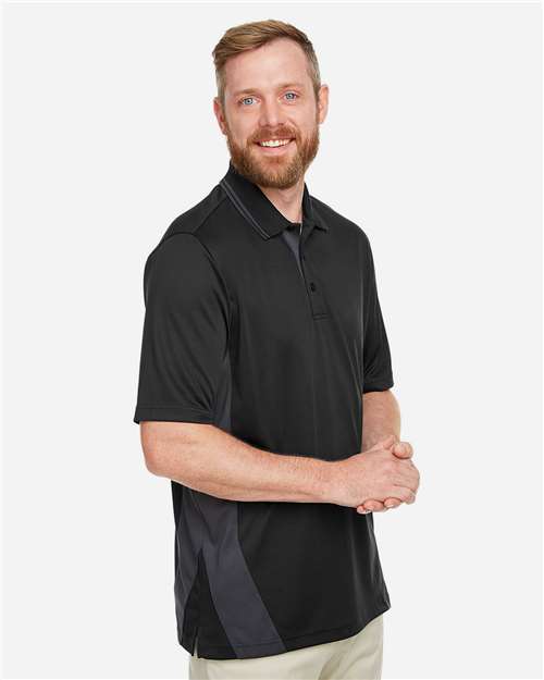 Men's Flash Snag Protection Plus IL Colorblock Polo – On Model – Side