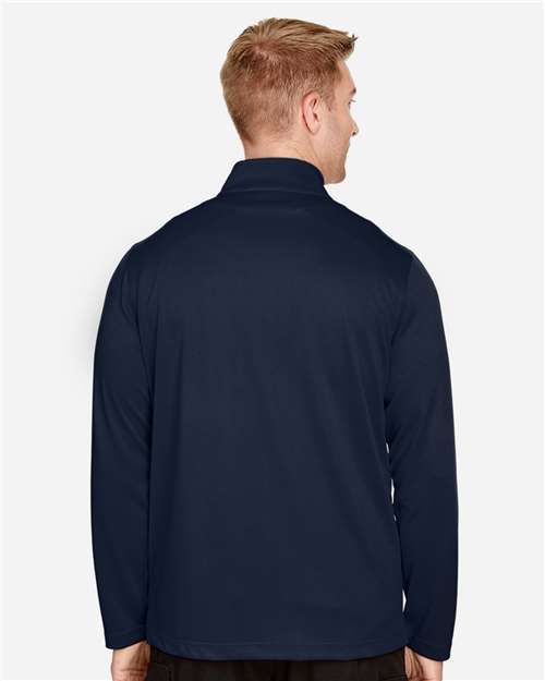 Men's Advantage Snag Protection Plus Quarter-Zip Pullover – On Model – Back