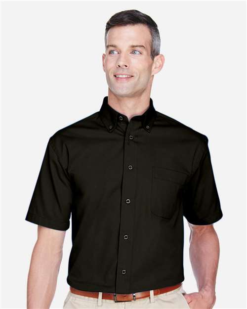 Men's Easy Blend™ Twill Dress Shirt with Stain-Release – On Model
