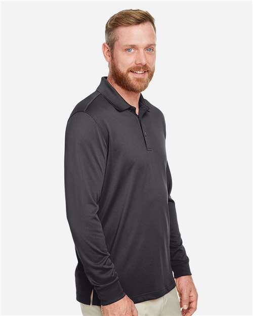 Men's Advantage Snag Protection Plus IL Long Sleeve Polo – On Model – Side