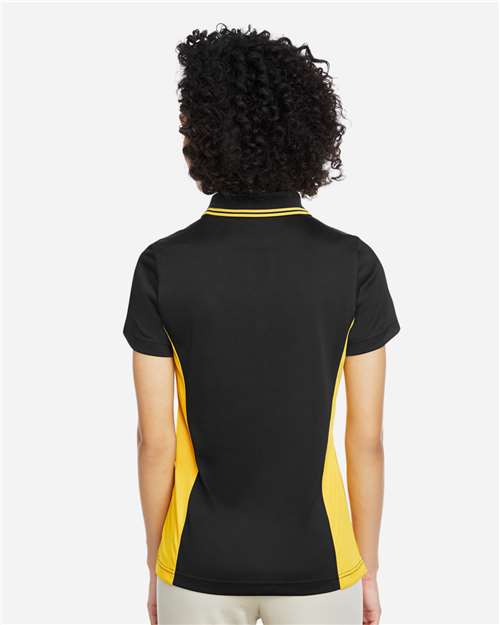 Women's Flash Snag Protection Plus IL Colorblock Polo – On Model – Back