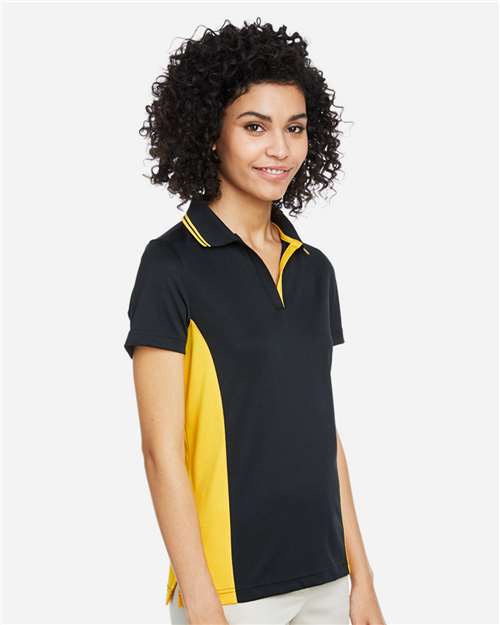 Women's Flash Snag Protection Plus IL Colorblock Polo – On Model – Side