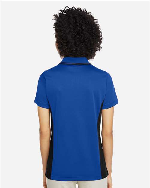 Women's Flash Snag Protection Plus IL Colorblock Polo – On Model – Back