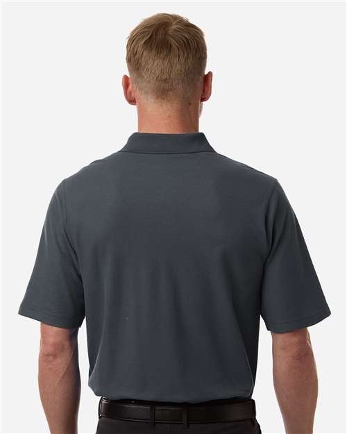 Men's Tall Maverick CVC Pique Polo – On Model – Back