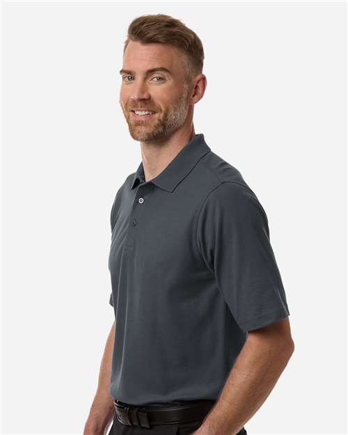 Men's Tall Maverick CVC Pique Polo – On Model – Side