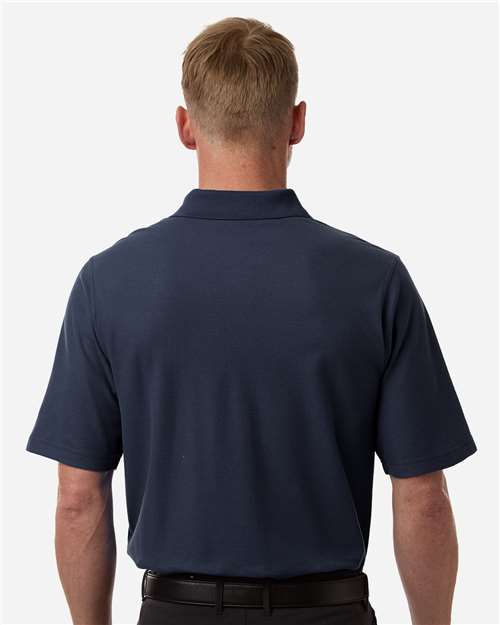Men's Tall Maverick CVC Pique Polo – On Model – Back
